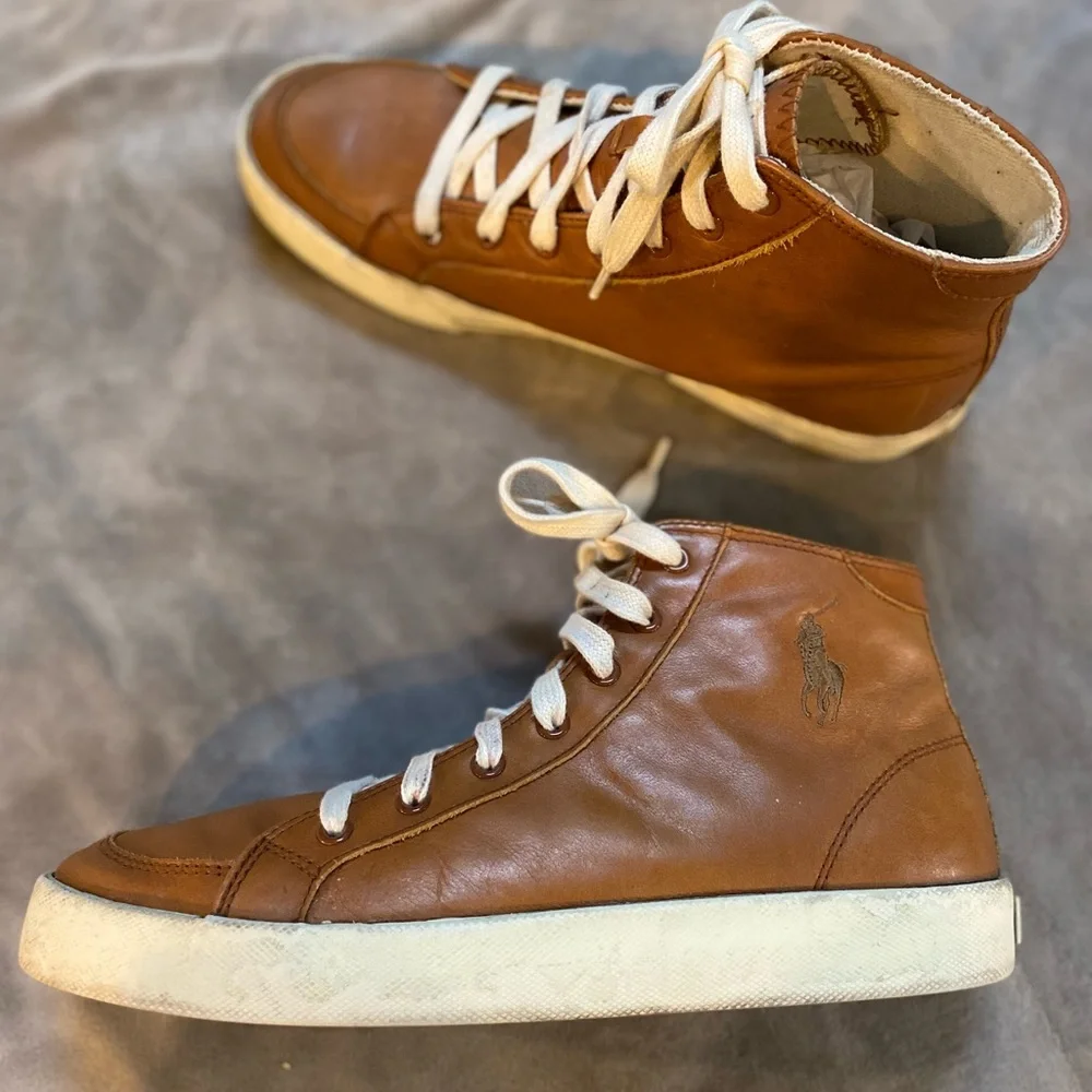 Leather POLO Ralph Lauren Sneakers